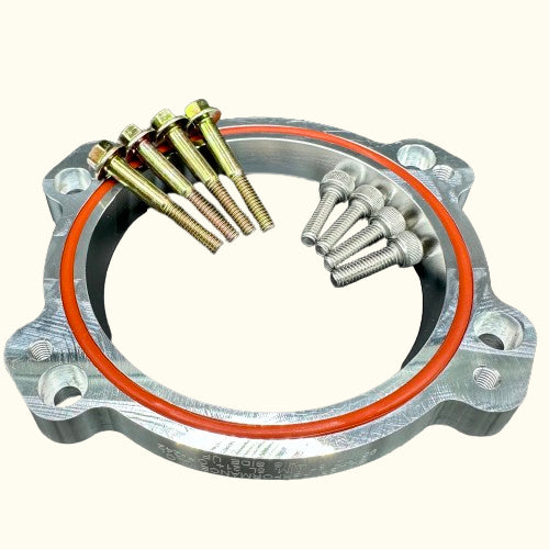 F-150 [5.0L] (2021+) Adapter (95mm TB to 87mm): 95MM TB to Ford F-150 (NEW MODELS) Stock Manifold/Aft. Mkt. Supercharger