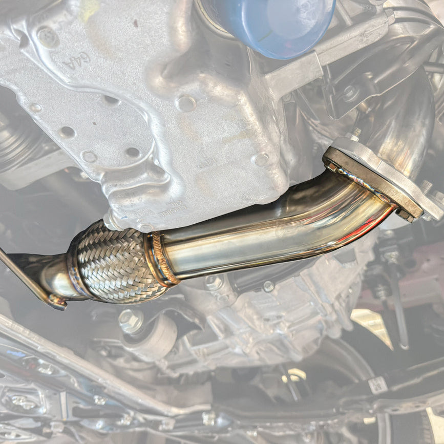 2022-Up Honda Civic 1.5T Catted Downpipe Front Pipe image 2