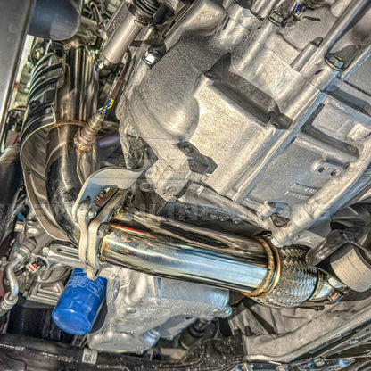 2022-Up Honda Civic 1.5T Catted Downpipe Front Pipe image 3
