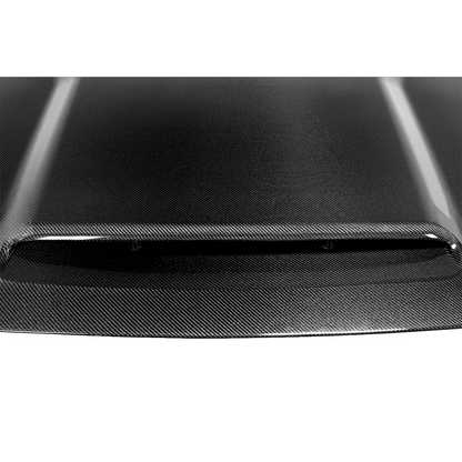 2008-23 Dodge Challenger | SRT Demon Style Carbon Fiber Scooped Front Hood image 7