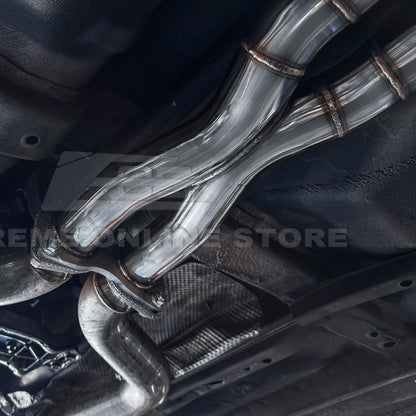 2005-06 Pontiac GTO | T-304 Straight-Through Mid Pipe X Cross Exhaust System image 9