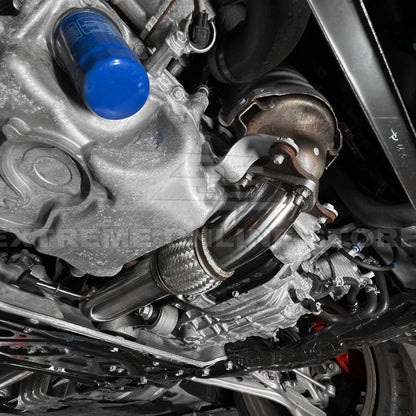 2023-Up Honda Civic Type R Front Pipe & Catless Down Pipe image 7