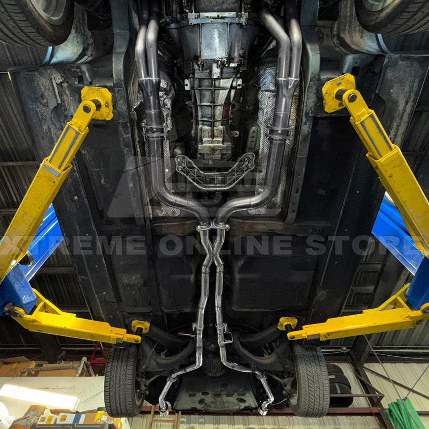2005-06 Pontiac GTO | T-304 Straight-Through Mid Pipe X Cross Exhaust System image 10