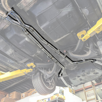 2005-06 Pontiac GTO | T-304 Straight-Through Mid Pipe X Cross Exhaust System image 1