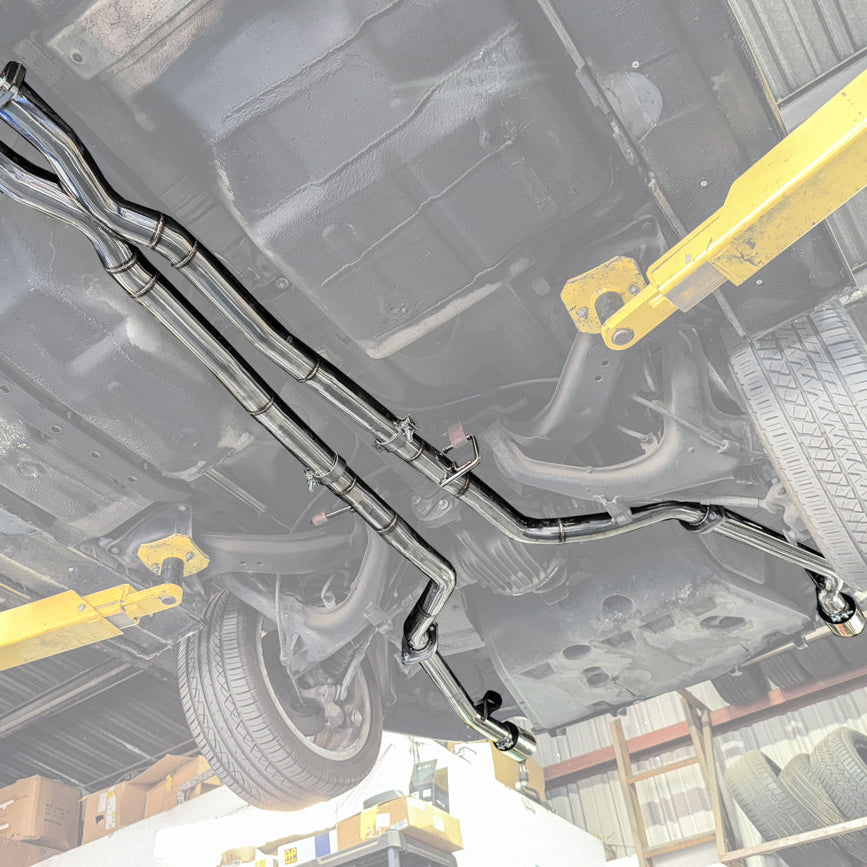 2005-06 Pontiac GTO | T-304 Straight-Through Cat-Back Exhaust w/ 4 Tips image 1