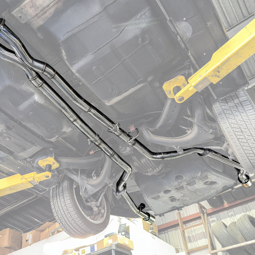 2005-06 Pontiac GTO | T-304 Straight-Through Cat-Back Exhaust w/ 4 Tips image 3