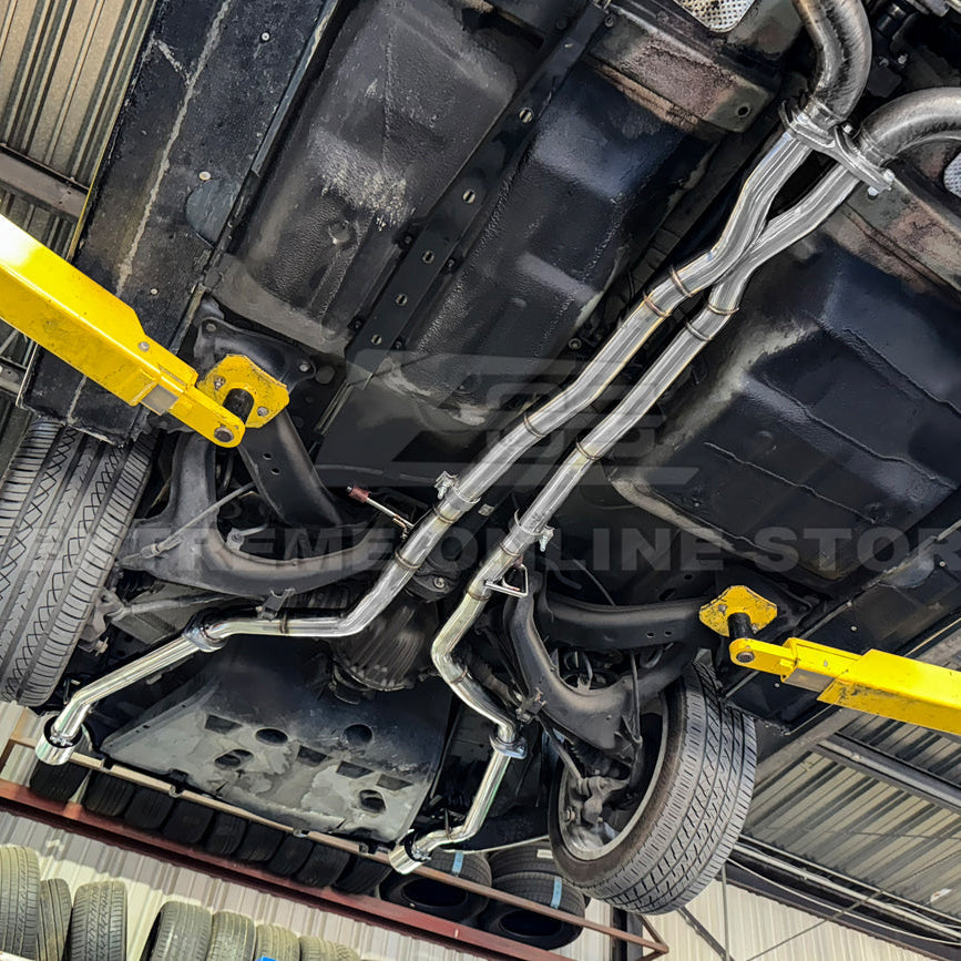 2005-06 Pontiac GTO | T-304 Straight-Through Mid Pipe X Cross Exhaust System image 11