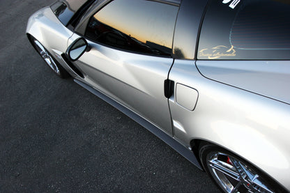 Carbon Fiber Side Rocker Extensions/ Side Skirt- Chevrolet Corvette C6 Z06/Grand Sport