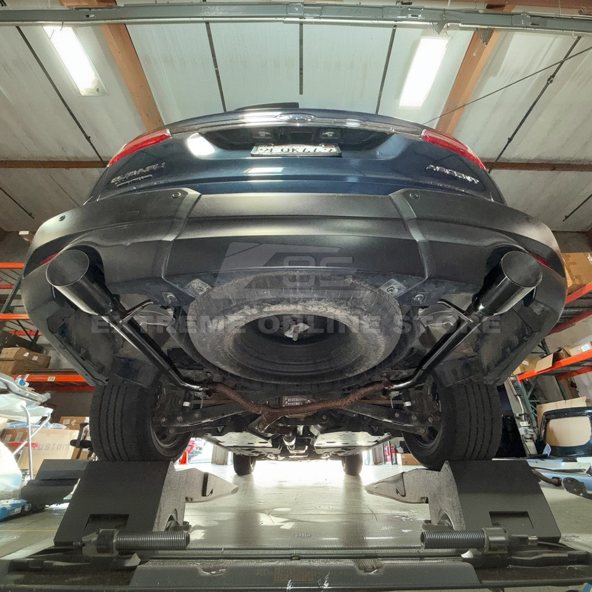 2019-Present Subaru Ascent Muffler Delete Axle Back Exhaust image 4
