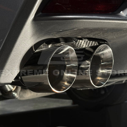 2025-Up Toyota Camry Muffler Delete Single Exit | Burnt Tip Axle Back Exhaust image 5
