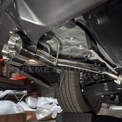 2025-Up Toyota Camry Muffler Delete Single Exit | Burnt Tip Axle Back Exhaust image 9