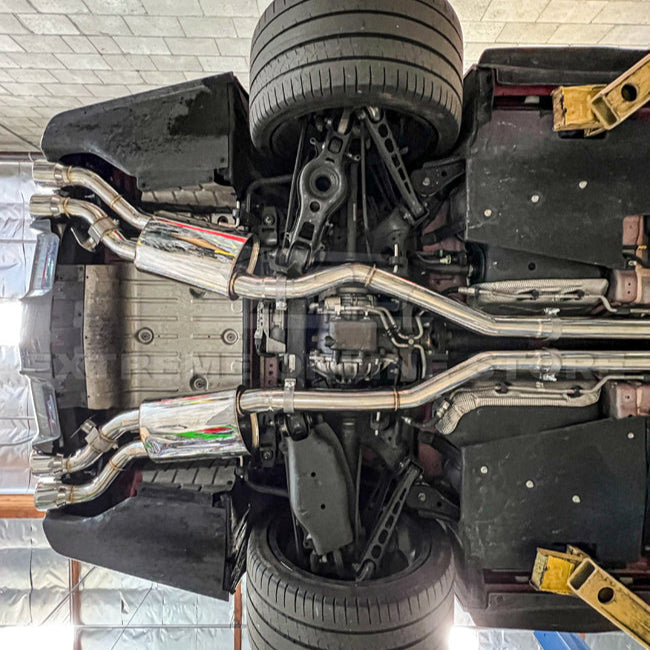 2016-2019 Cadillac CTS-V Muffler Resonated Cat Back Exhaust image 13