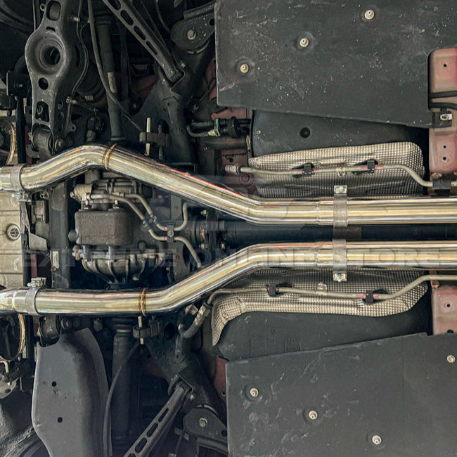 2016-2019 Cadillac CTS-V Muffler Resonated Cat Back Exhaust image 14