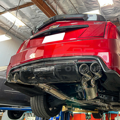 2016-2019 Cadillac CTS-V Muffler Resonated Cat Back Exhaust image 17