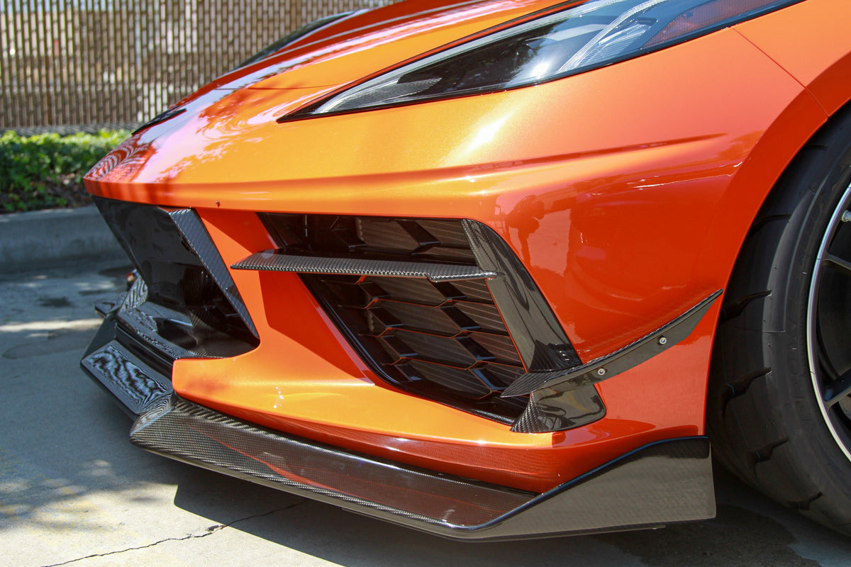 Carbon Fiber Front Splitter/Airdam/Lip-Chevrolet C8 Corvette Stingray