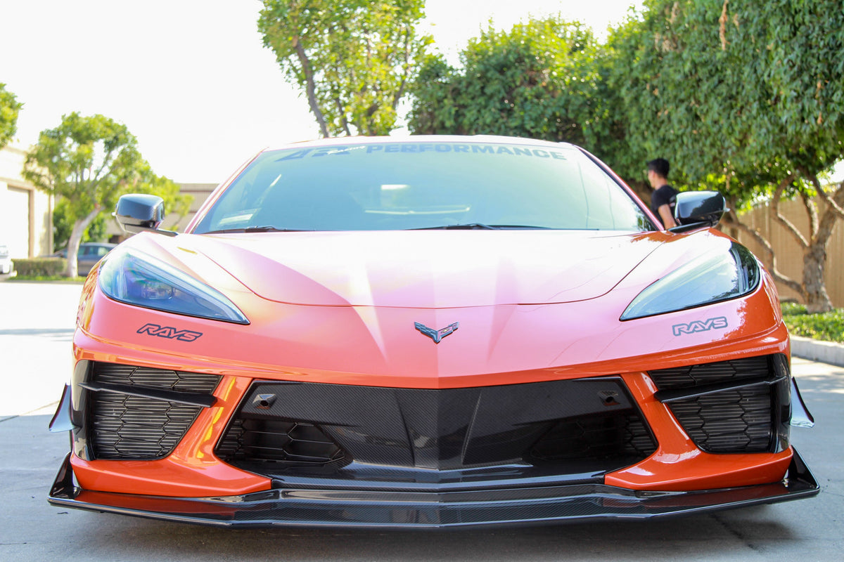 Carbon Fiber Front Splitter/Airdam/Lip-Chevrolet C8 Corvette Stingray