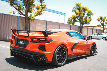 Carbon Fiber License Plate Backing-Chevrolet C8 Corvette Stingray