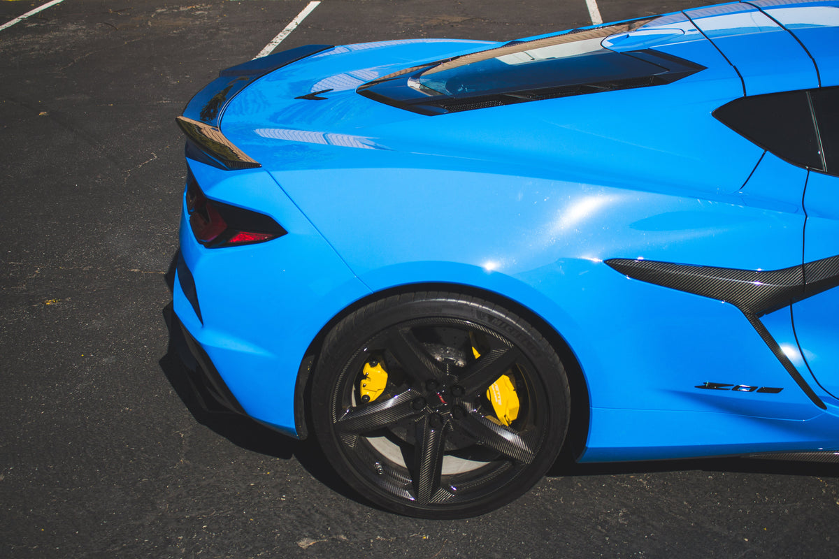 Carbon Fiber Rear Spoiler Delete - Chevrolet C8 Corvette Z06/E-ray/ZR1/ Grand Sport