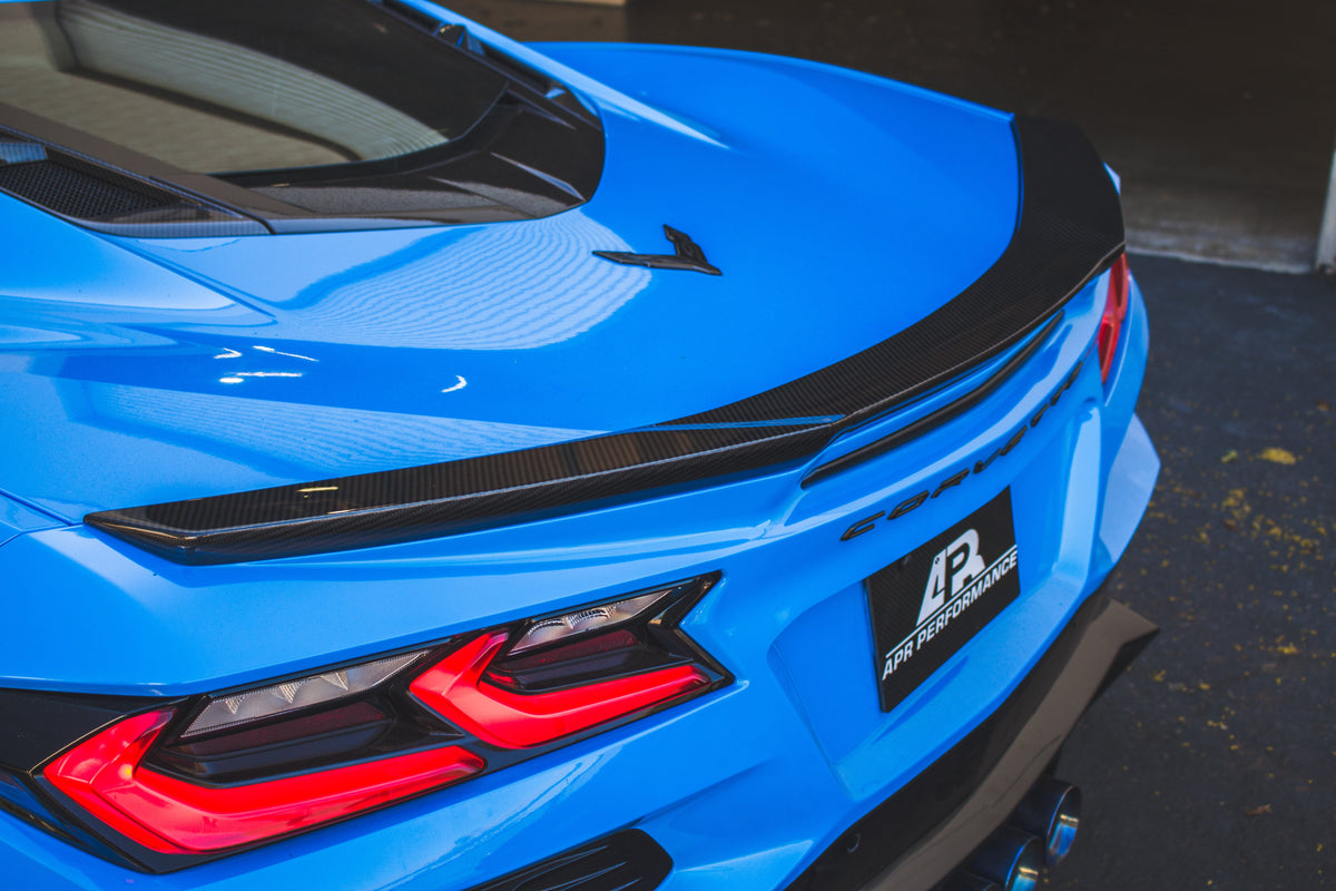 Carbon Fiber Rear Spoiler Delete - Chevrolet C8 Corvette Z06/E-ray/ZR1/ Grand Sport