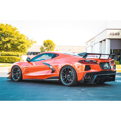 Carbon Fiber Side Rocker Extensions/ Side Skirts- Chevrolet C8 Corvette