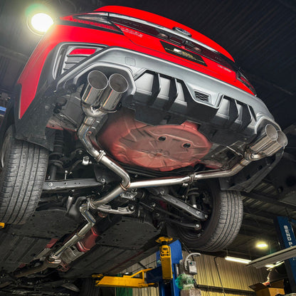 2022-Up Subaru WRX | 3 to 2.5 Piping T304 Stainless Steel Resonated Mid Pipe image 1