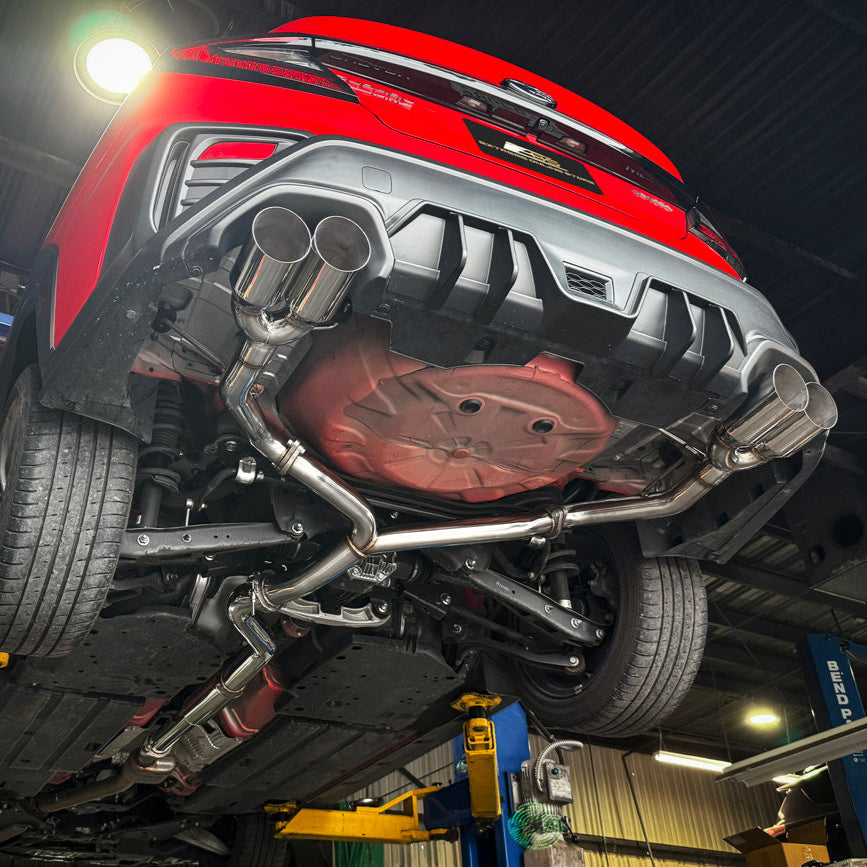 2022-Up Subaru WRX | 3 to 2.5 Piping T304 Stainless Steel Resonated Mid Pipe image 3