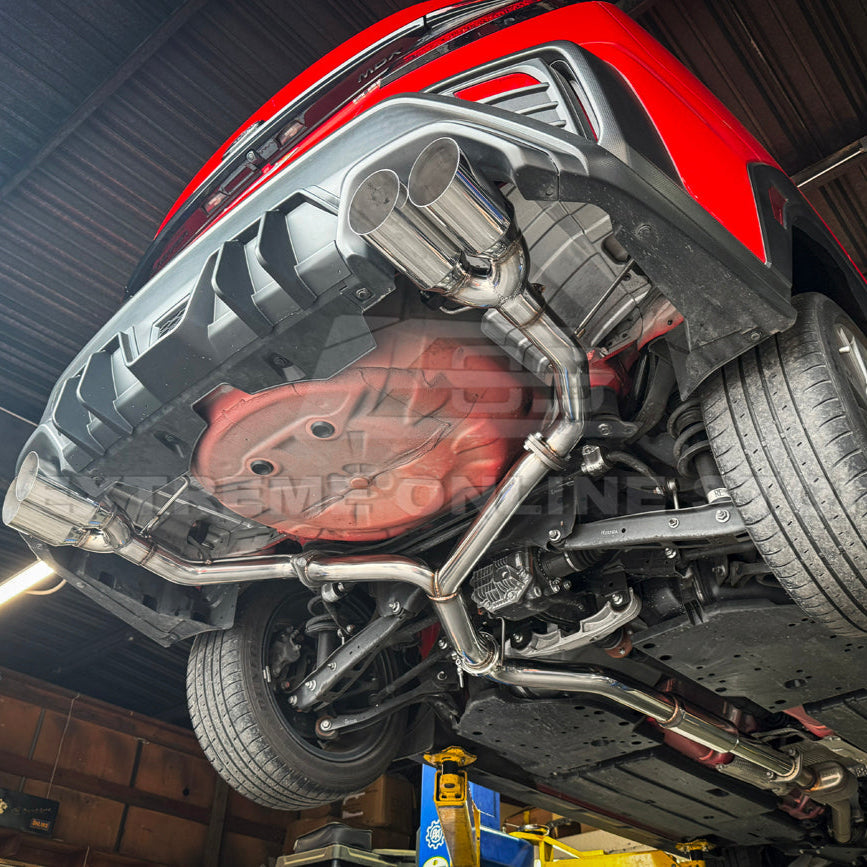 2022-Up Subaru WRX | 3 to 2.5 Piping T304 Stainless Steel Resonated Mid Pipe image 5