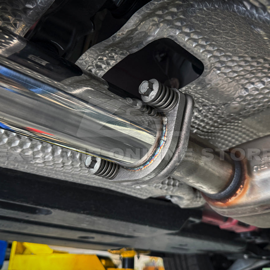 2022-Up Subaru WRX | 3 to 2.5 Piping T304 Stainless Steel Resonated Mid Pipe image 7