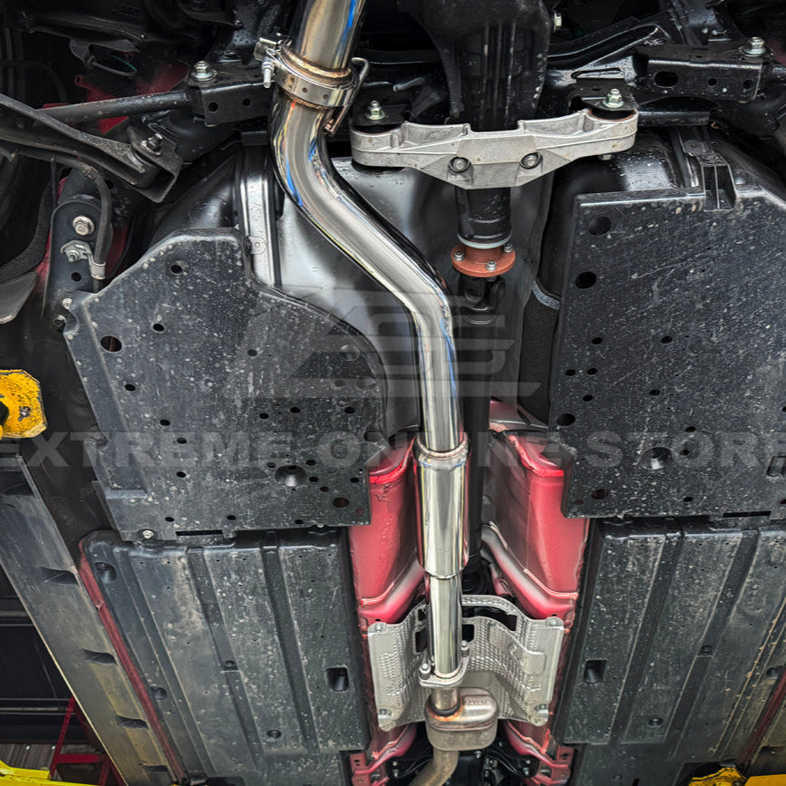 2022-Up Subaru WRX | 3 to 2.5 Piping T304 Stainless Steel Resonated Mid Pipe image 10