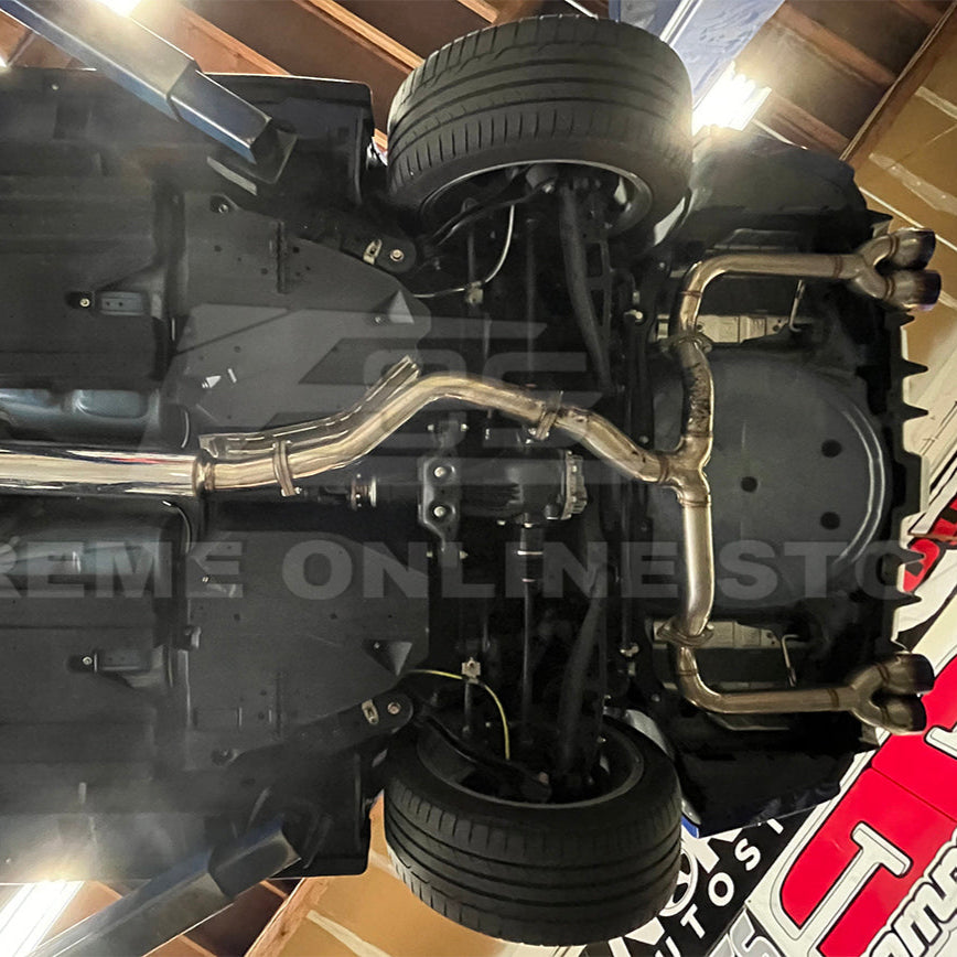 2015-21 Subaru WRX / STi Axle Back Quad Burnt Tips Exhaust image 5