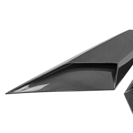 Carbon Fiber SV Style Large Engine Air Intake Panels - Lamborghini Aventador
