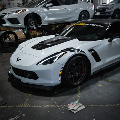 Corvette C7 Factory Style Front LED Clear Lens Amber Side Marker Lights image 30