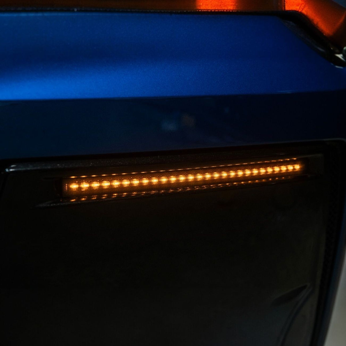 Corvette C7 Rear Bumper Diffuser Clear Lens Red LED Reflector Lights image 5