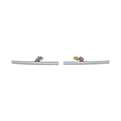 Corvette C7 Rear Bumper Diffuser Clear Lens Red LED Reflector Lights image 14