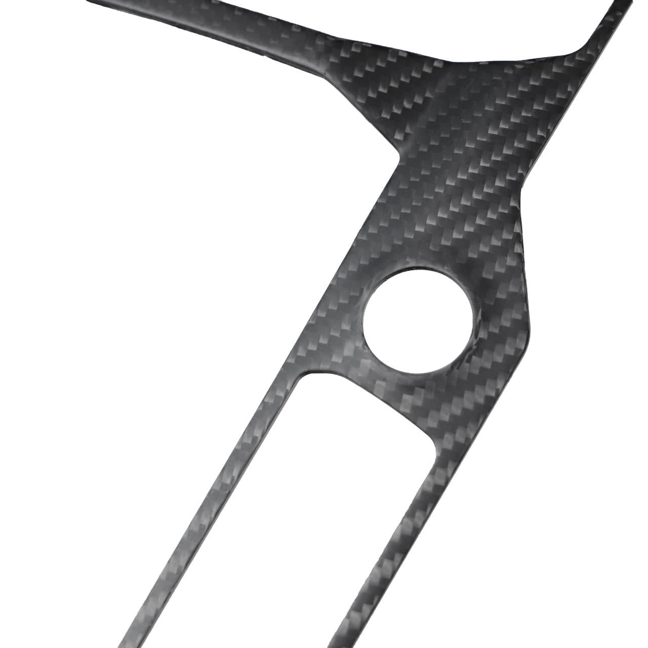 Carbon Fiber Center Console Large Outer Trim Bezel - Lamborghini Aventador