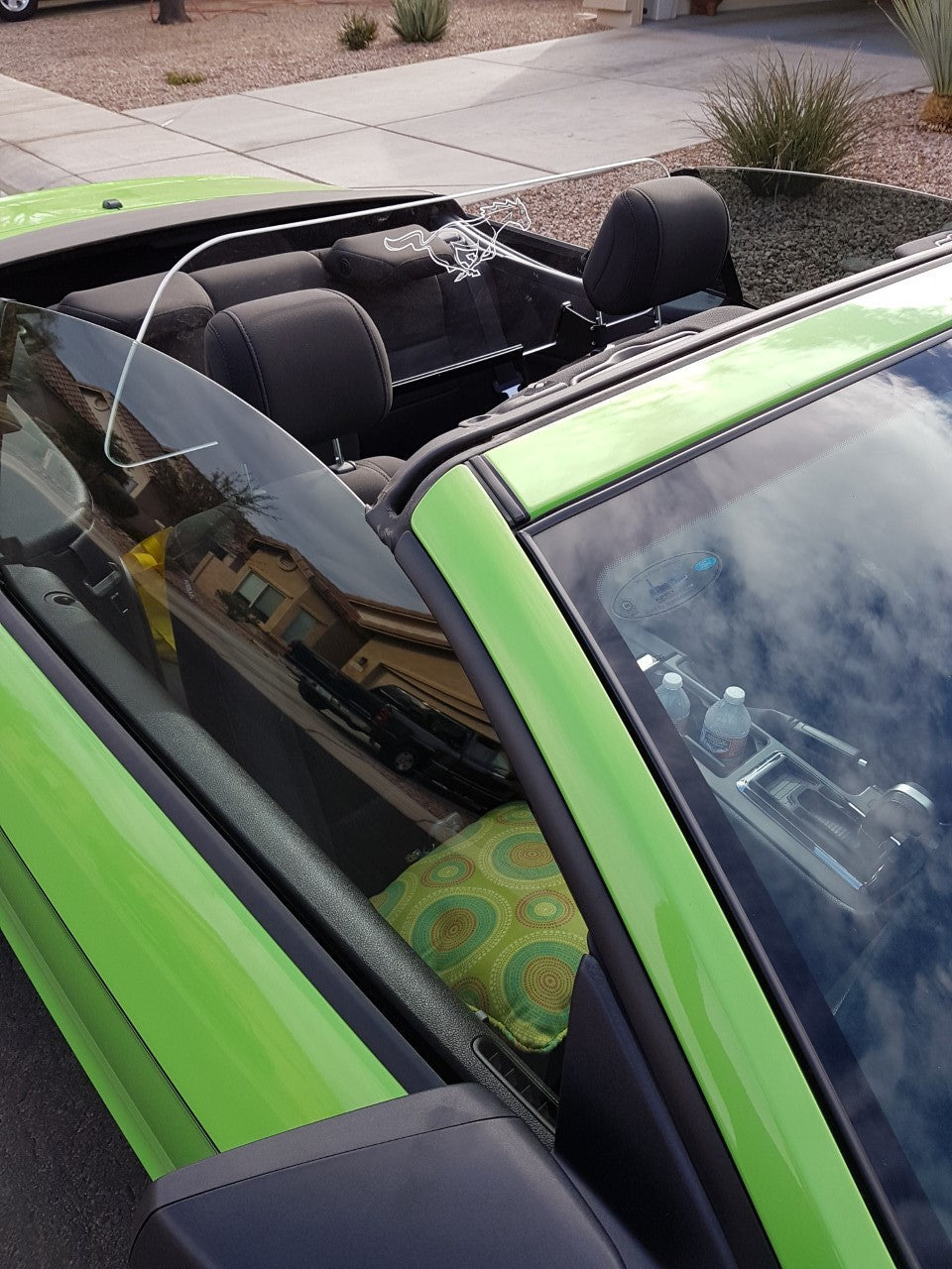 2015+ Mustang Convertible WindRestrictor® Add On Front Mount image 8