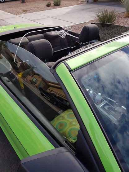 2015+ Mustang Convertible WindRestrictor® Add On Front Mount image 8
