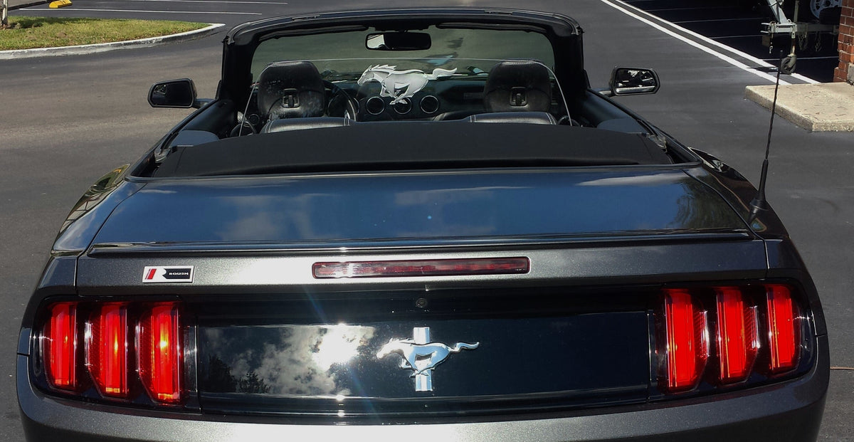 2015+ Mustang Convertible WindRestrictor® Add On Front Mount image 15