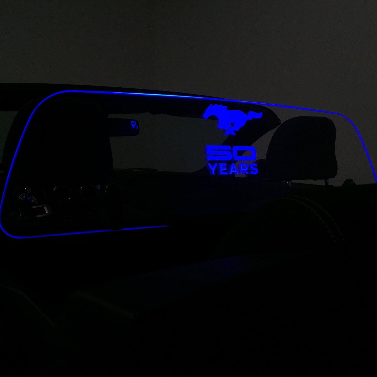 2015+ Mustang Convertible WindRestrictor® Add On Front Mount image 18