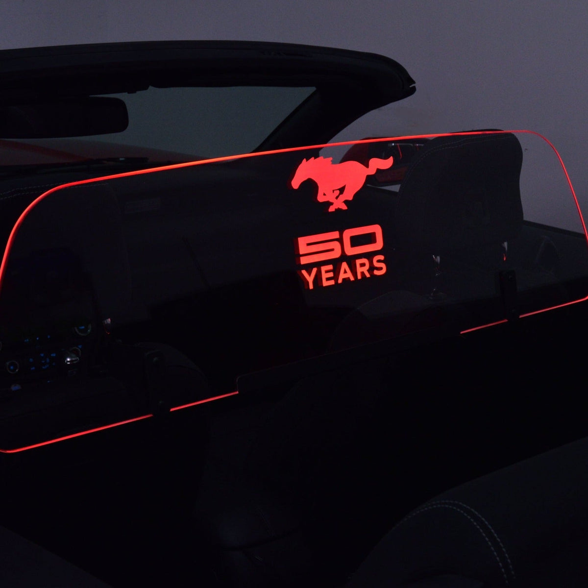 2015+ Mustang Convertible WindRestrictor® Add On Front Mount image 19