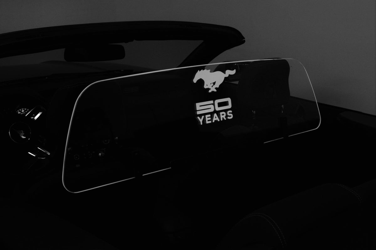 2015+ Mustang Convertible WindRestrictor® Add On Front Mount image 20
