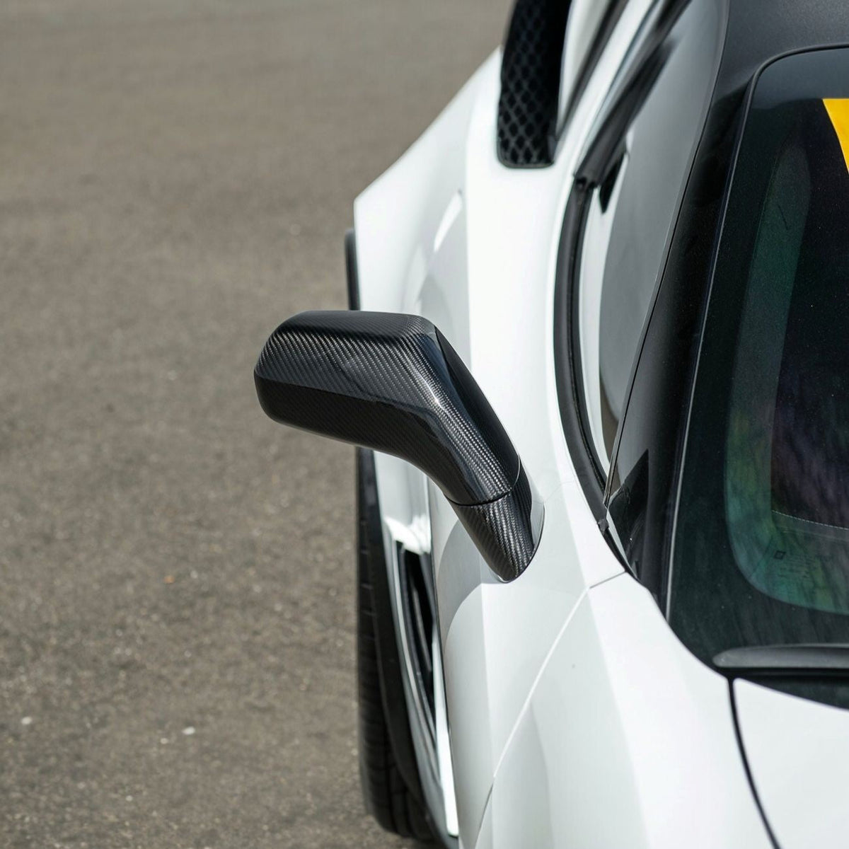 Corvette C7 Dry Carbon Fiber Side Mirror Cover Overlays image 5
