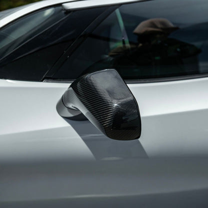 Corvette C7 Dry Carbon Fiber Side Mirror Cover Overlays image 6