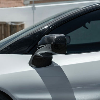 Corvette C7 Dry Carbon Fiber Side Mirror Cover Overlays image 7