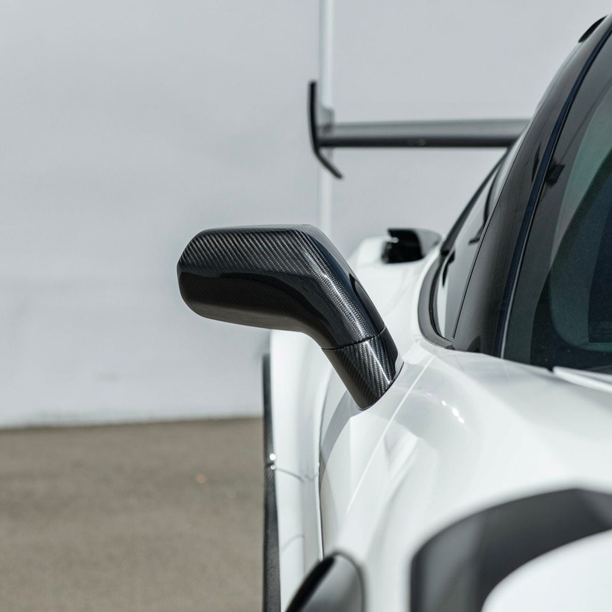 Corvette C7 Dry Carbon Fiber Side Mirror Cover Overlays image 9