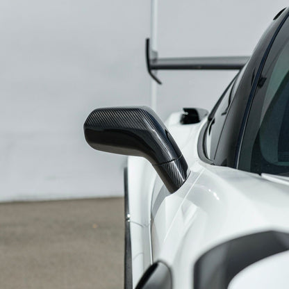 Corvette C7 Dry Carbon Fiber Side Mirror Cover Overlays image 9