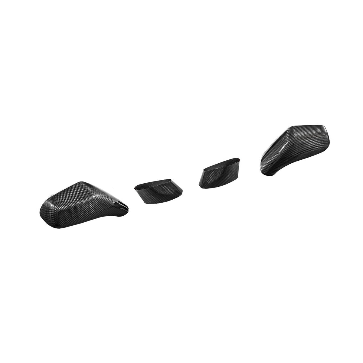 Corvette C7 Dry Carbon Fiber Side Mirror Cover Overlays image 12