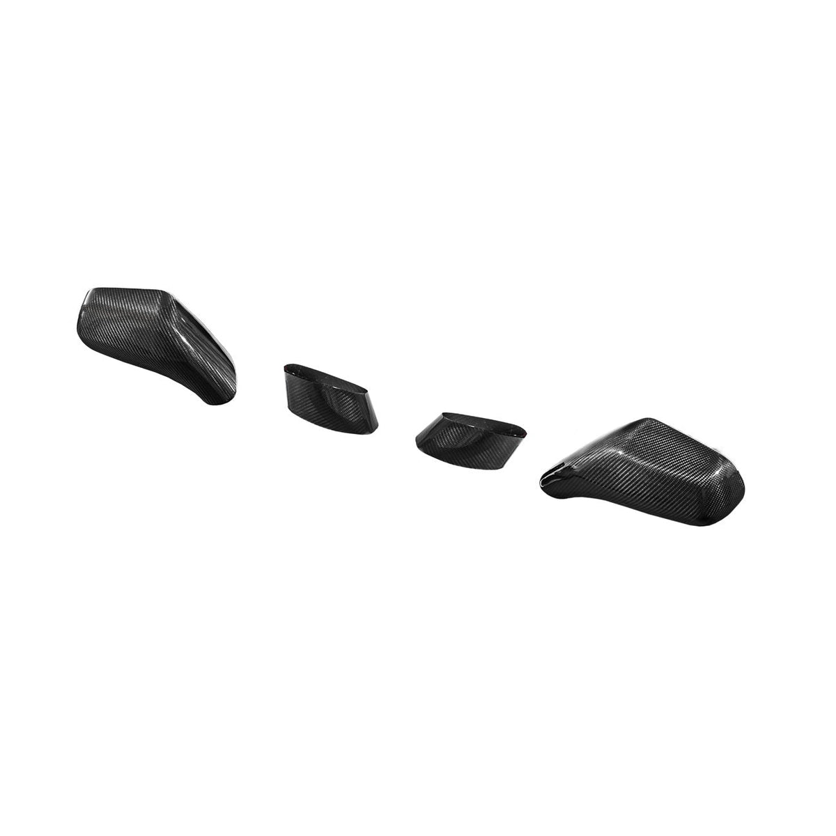 Corvette C7 Dry Carbon Fiber Side Mirror Cover Overlays image 13