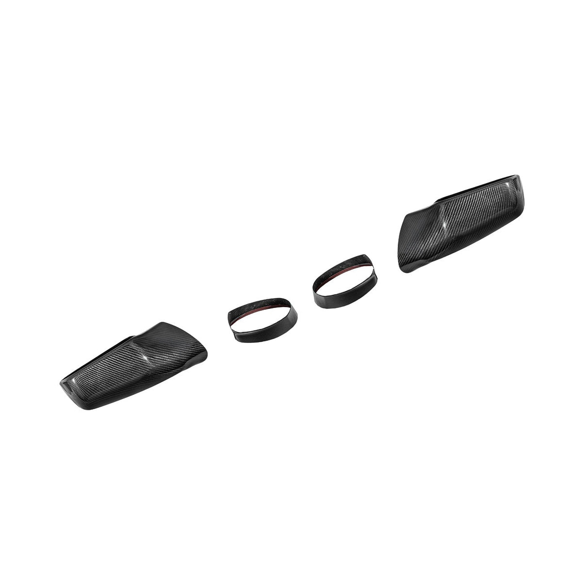 Corvette C7 Dry Carbon Fiber Side Mirror Cover Overlays image 14