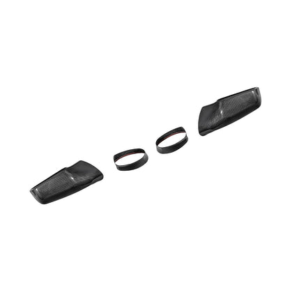 Corvette C7 Dry Carbon Fiber Side Mirror Cover Overlays image 14